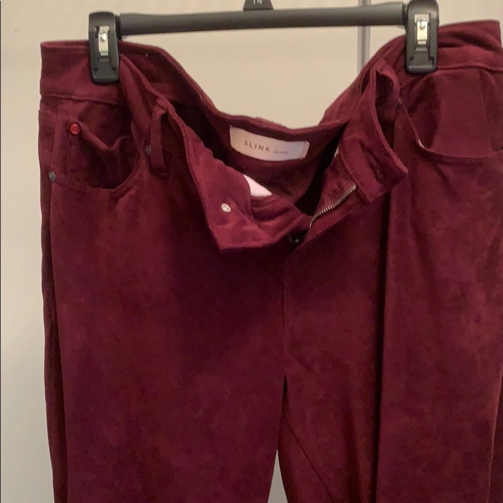Curvy velvet jeans